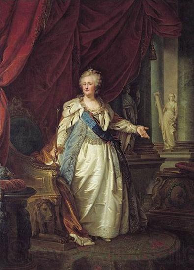 unknow artist Portrat der Kaiserin Katharina II Norge oil painting art